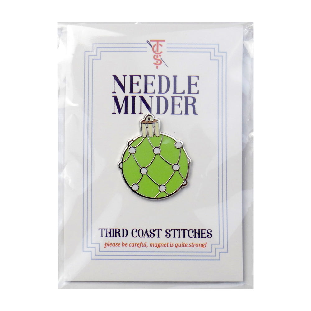 Green Retro Ornament Needle Minder