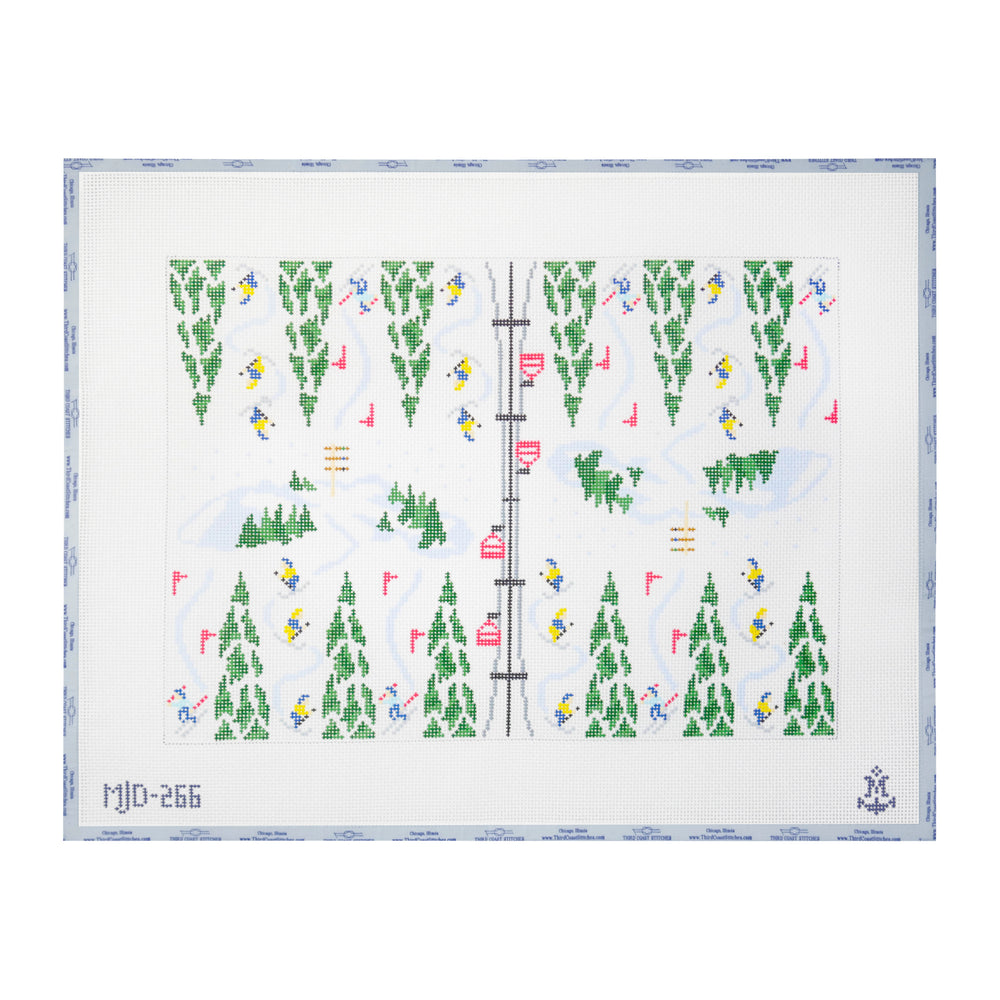 Ski Slope Backgammon Board