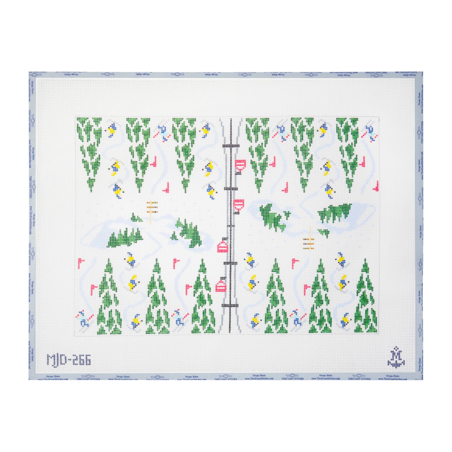 Ski Slope Backgammon Board