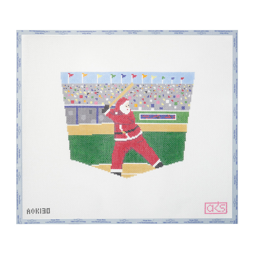 Baseball Santa Stocking Cuff