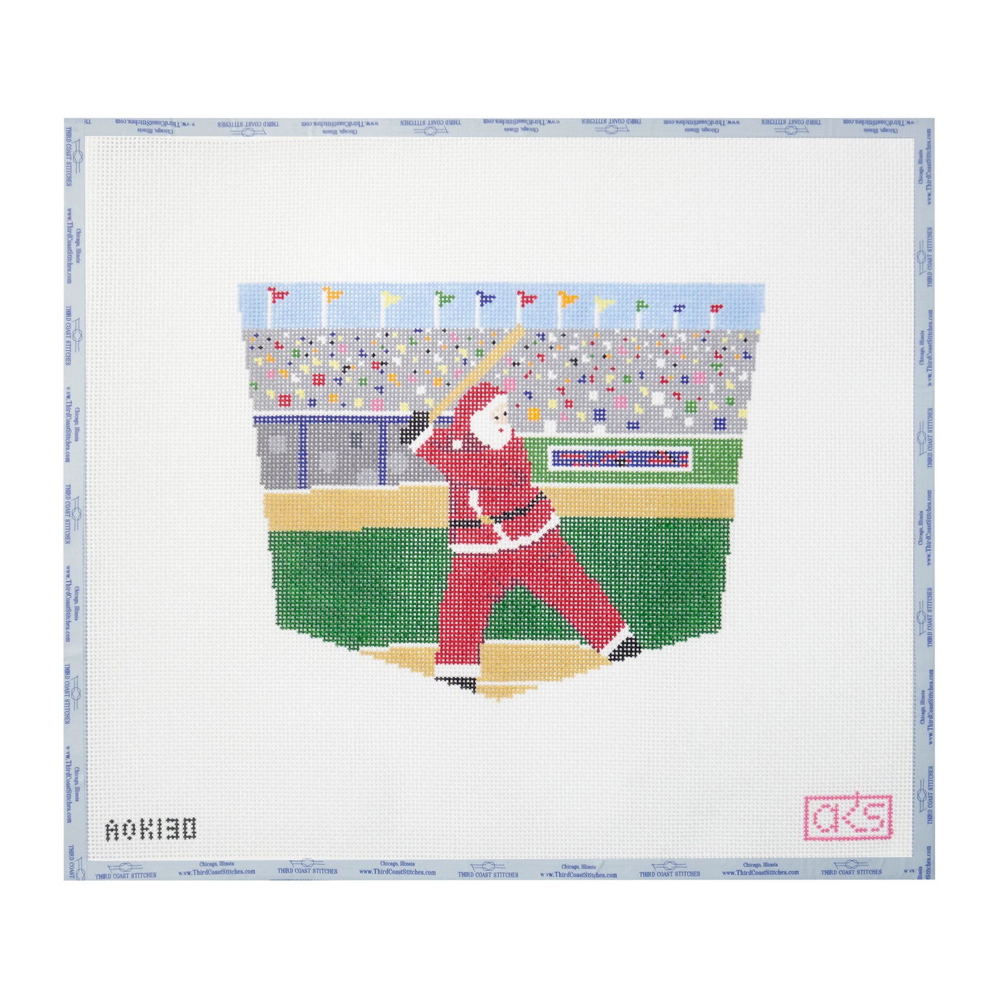 Baseball Santa Stocking Cuff