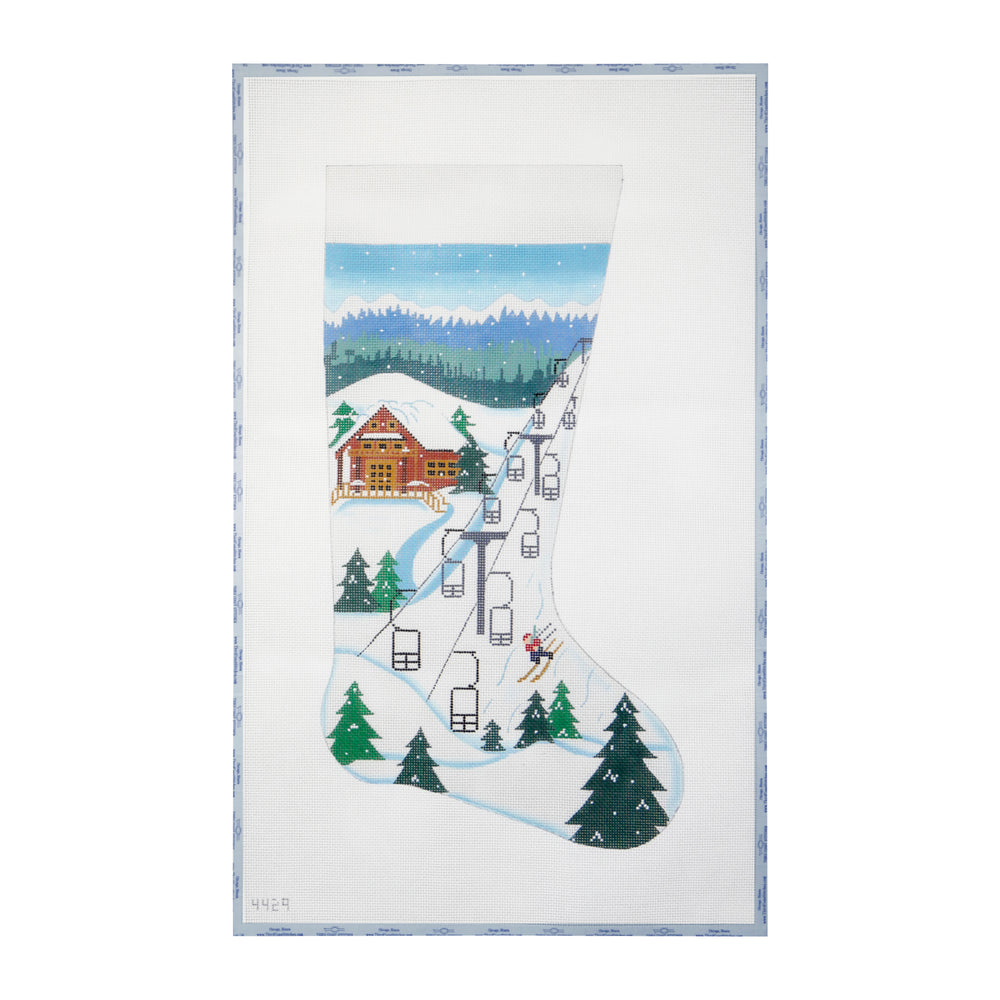 Winter Ski Lodge Stocking