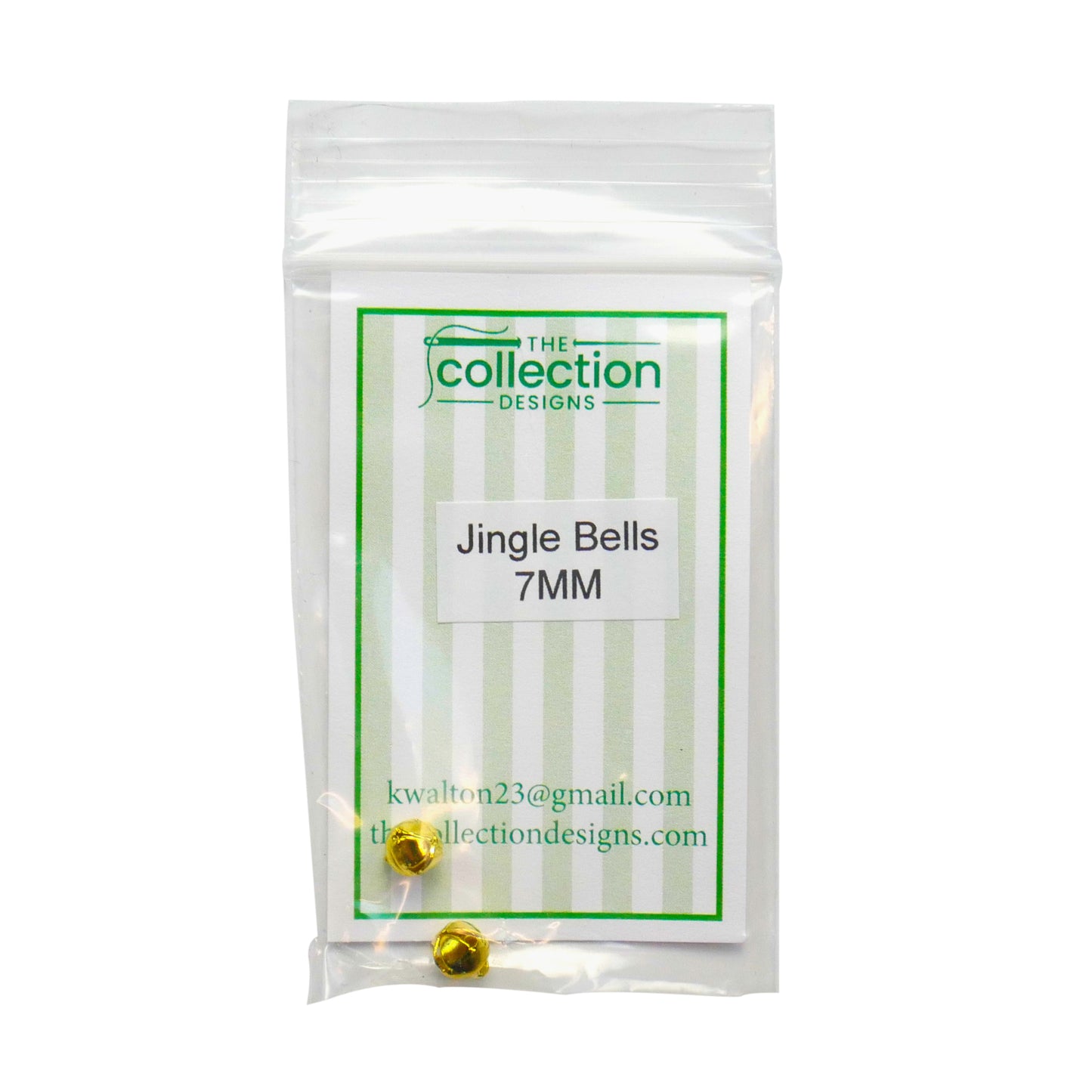 Gold Jingle Bells 7mm