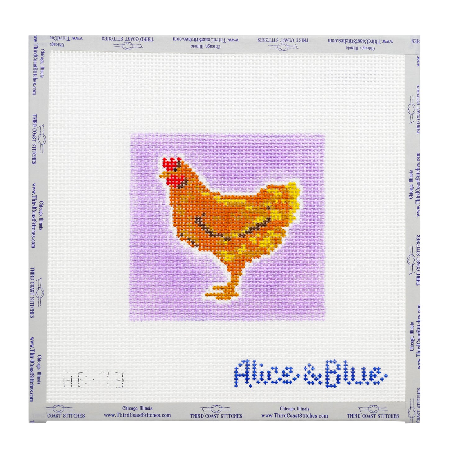 Rooster Coaster -  Brown Left Facing