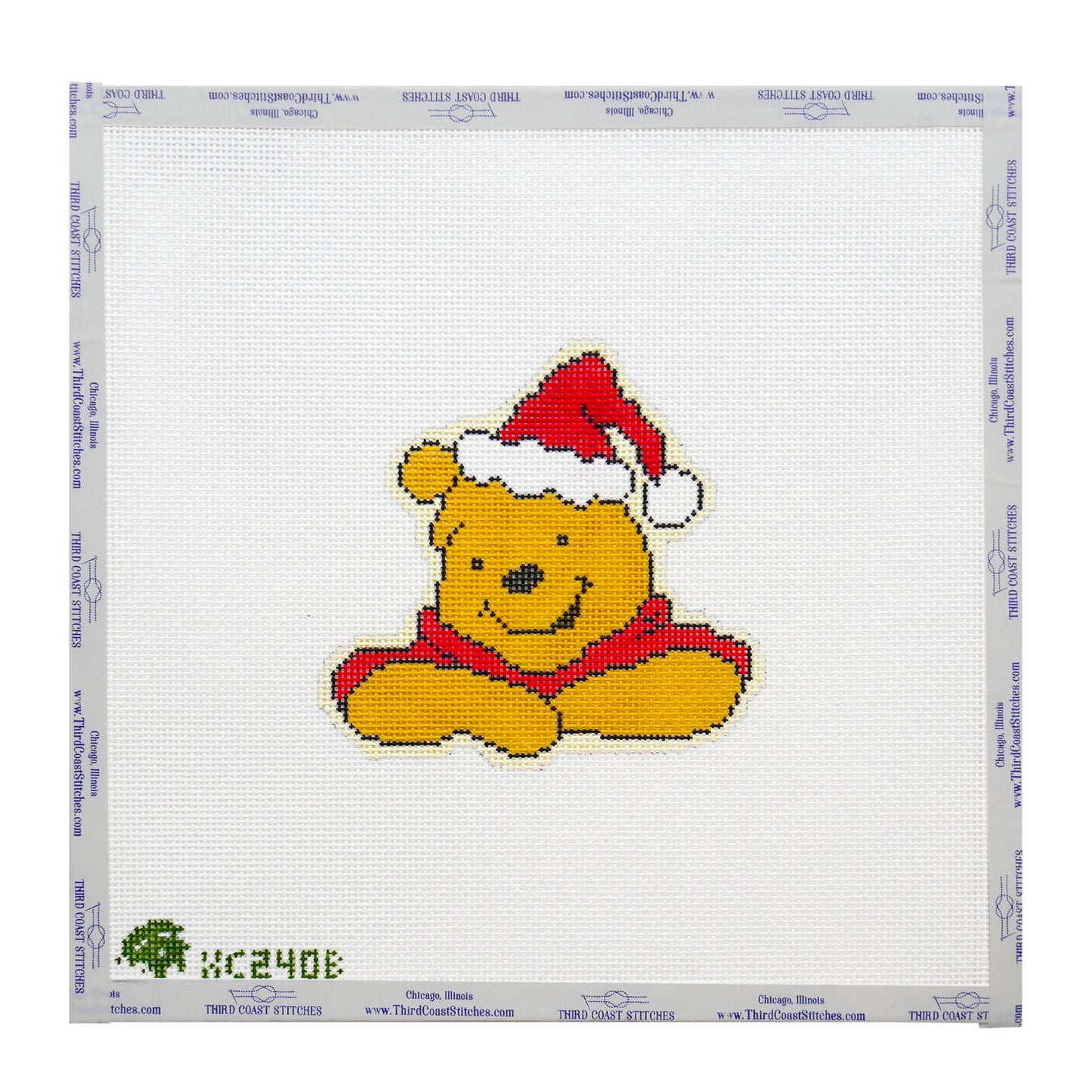 Pooh in Santa Hat