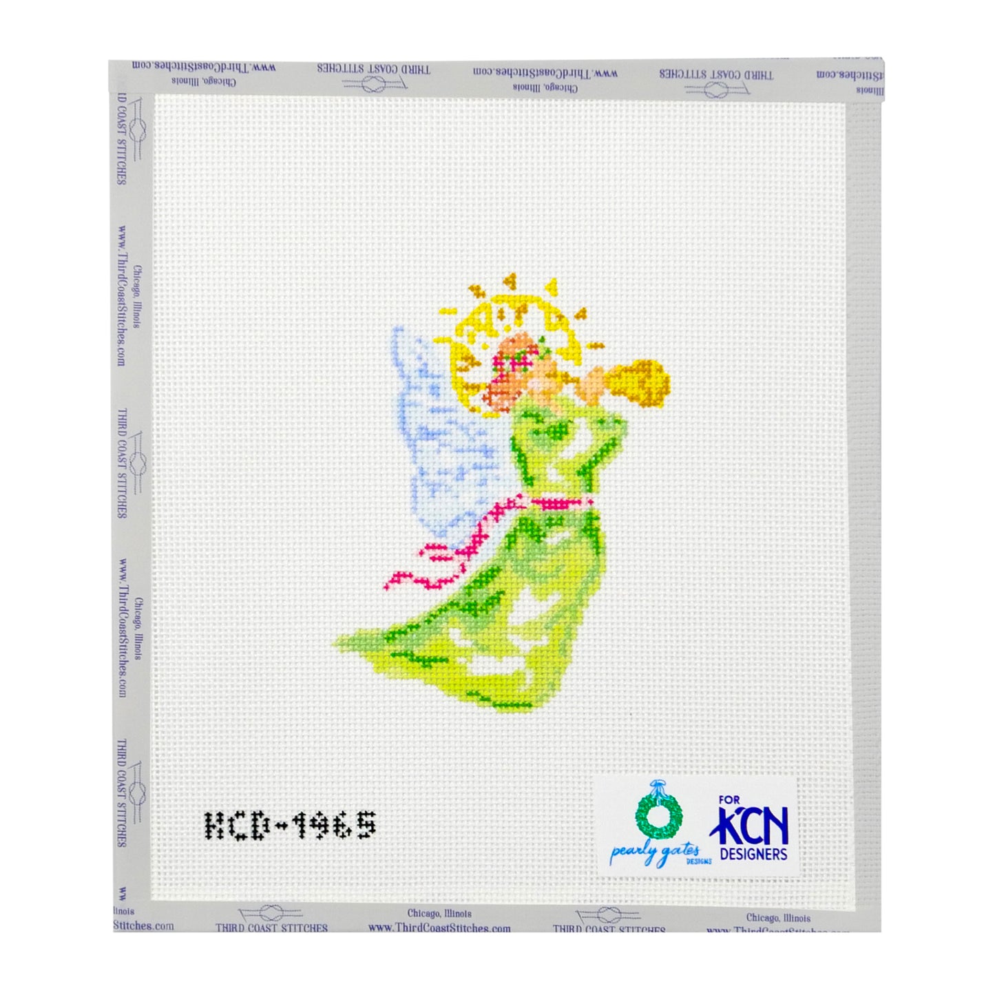 Green Angel with Horn