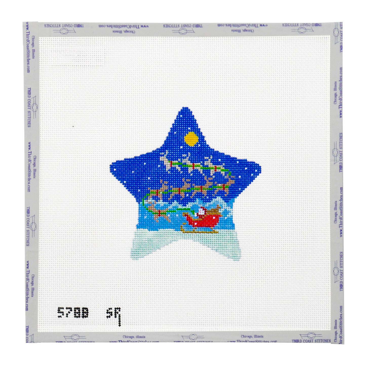 Santa and Reindeer Star