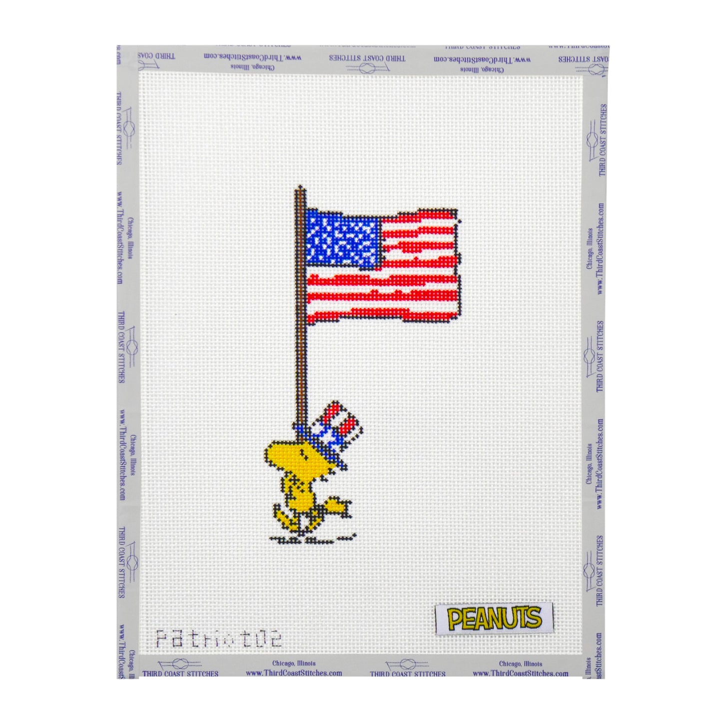 Woodstock with American Flag