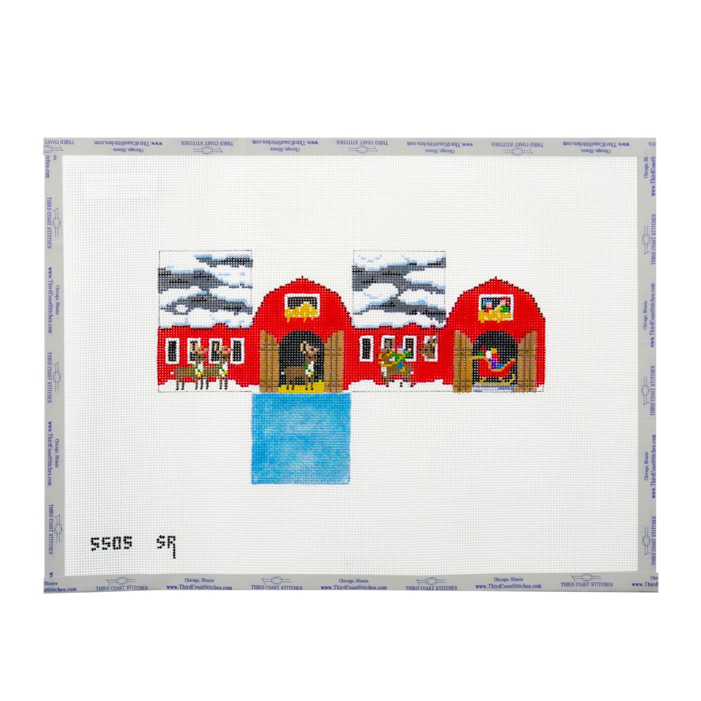 Reindeer Barn Mini 3D House