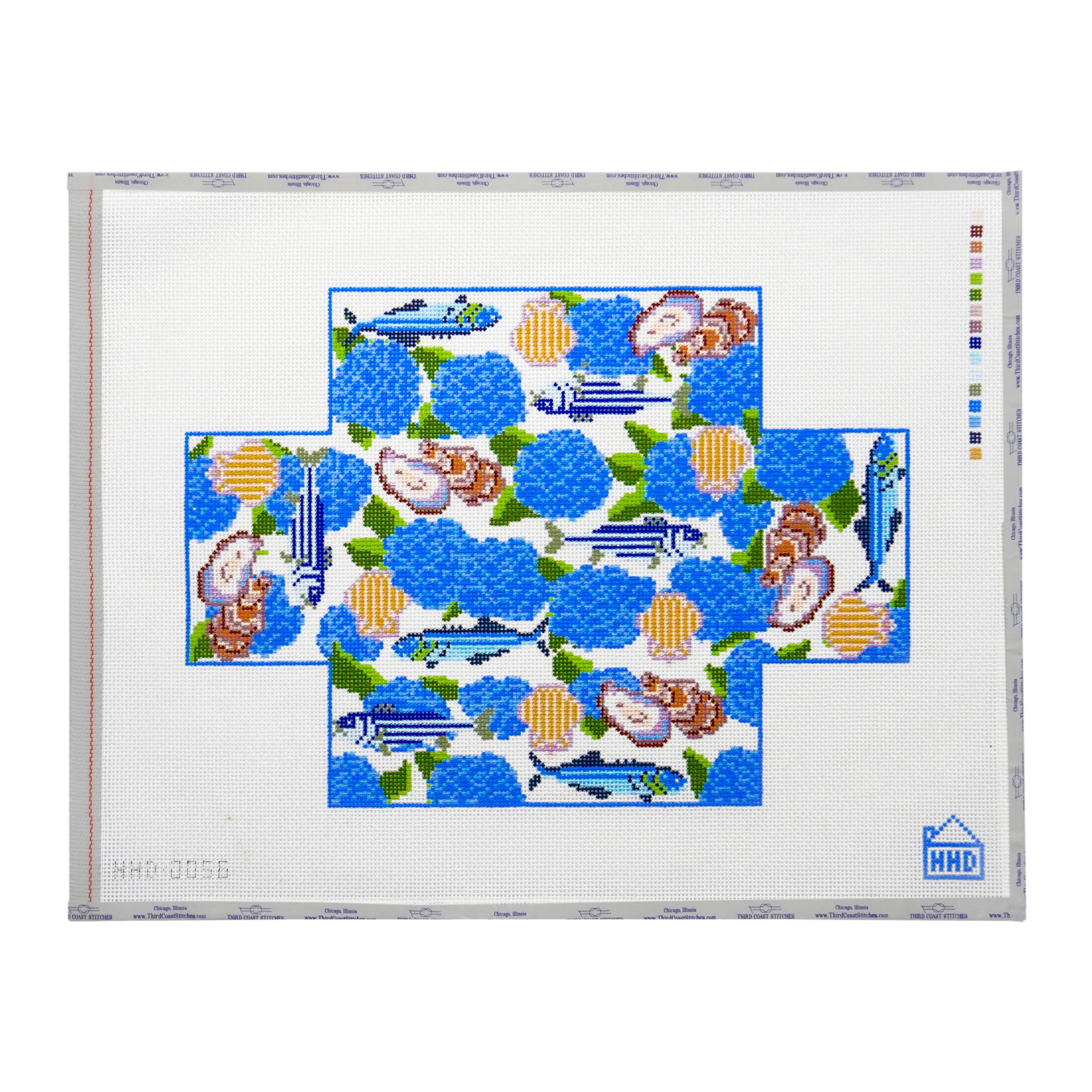Hydrangea Sea Garden Brick – Third Coast Stitches