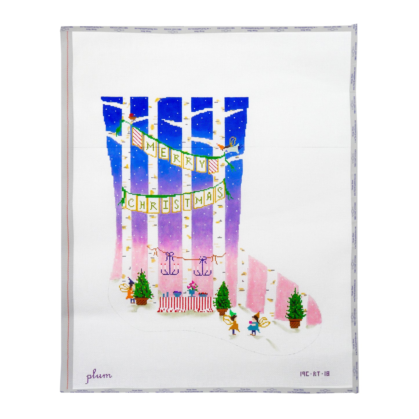 Merry Christmas Banner Stocking