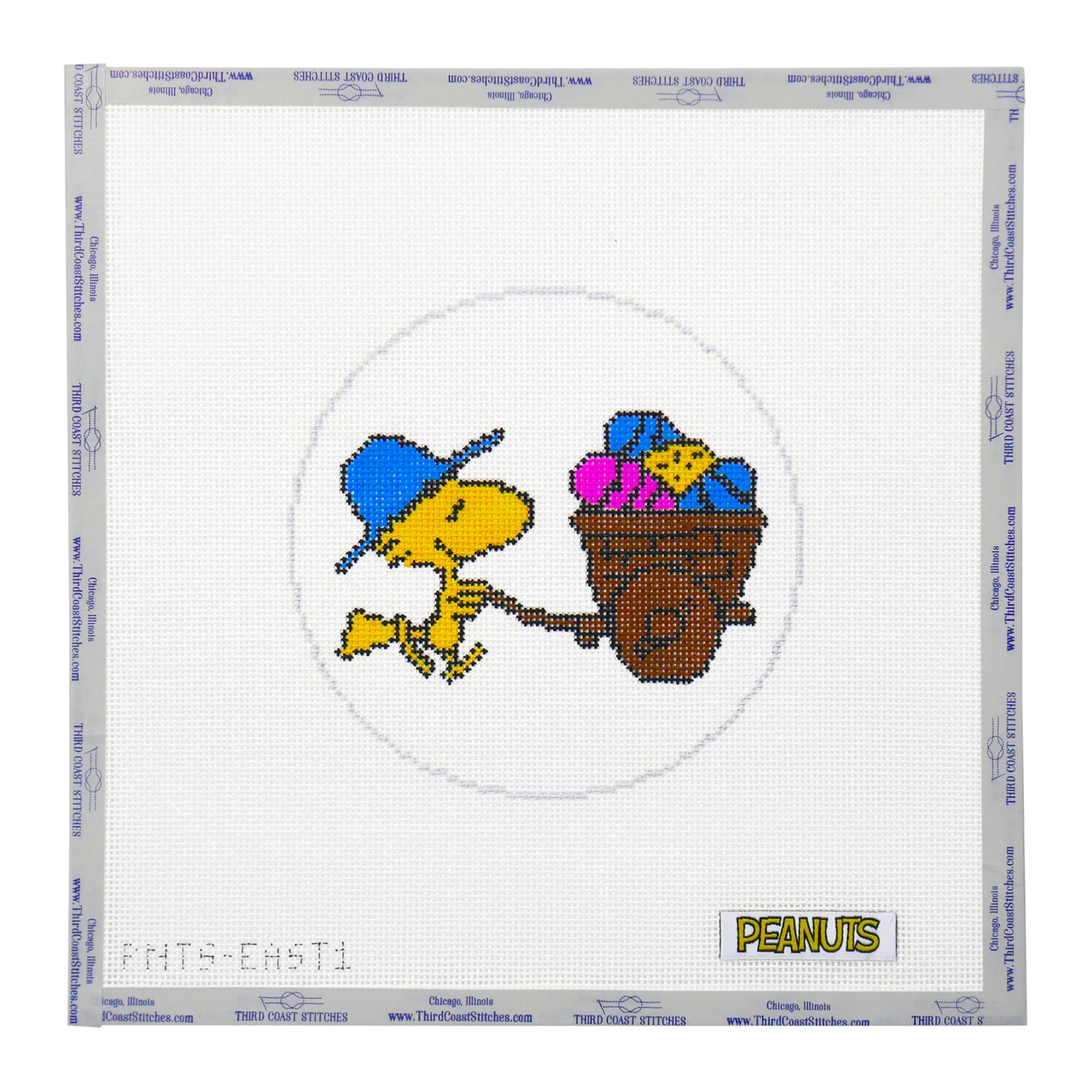 Woodstock with Easter Egg Wagon