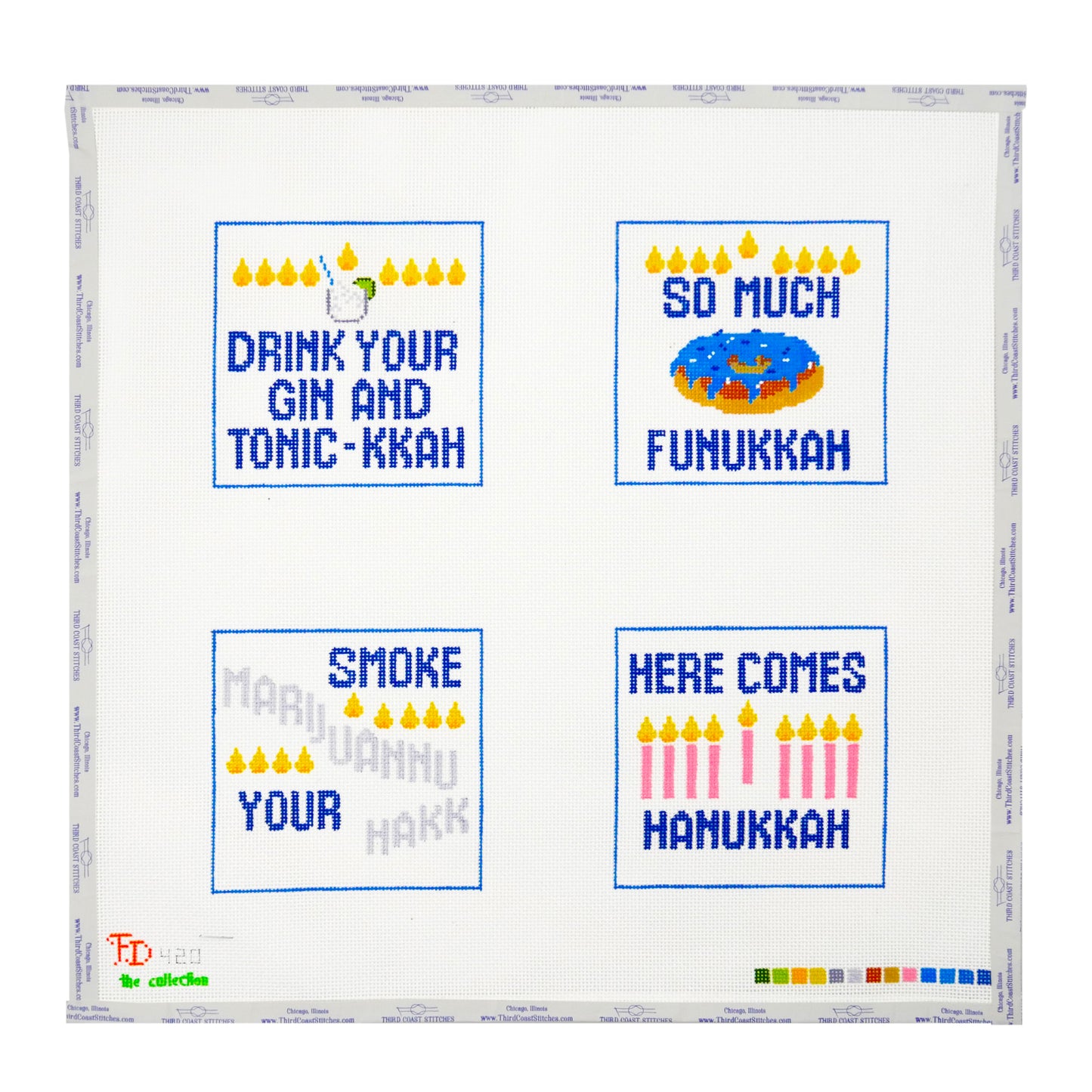 Hanukah Song Coaster Set