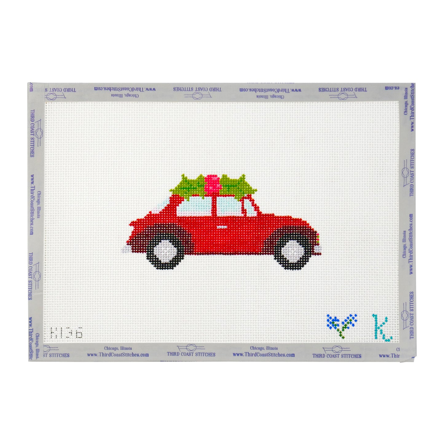 Red Bug Car with Holly