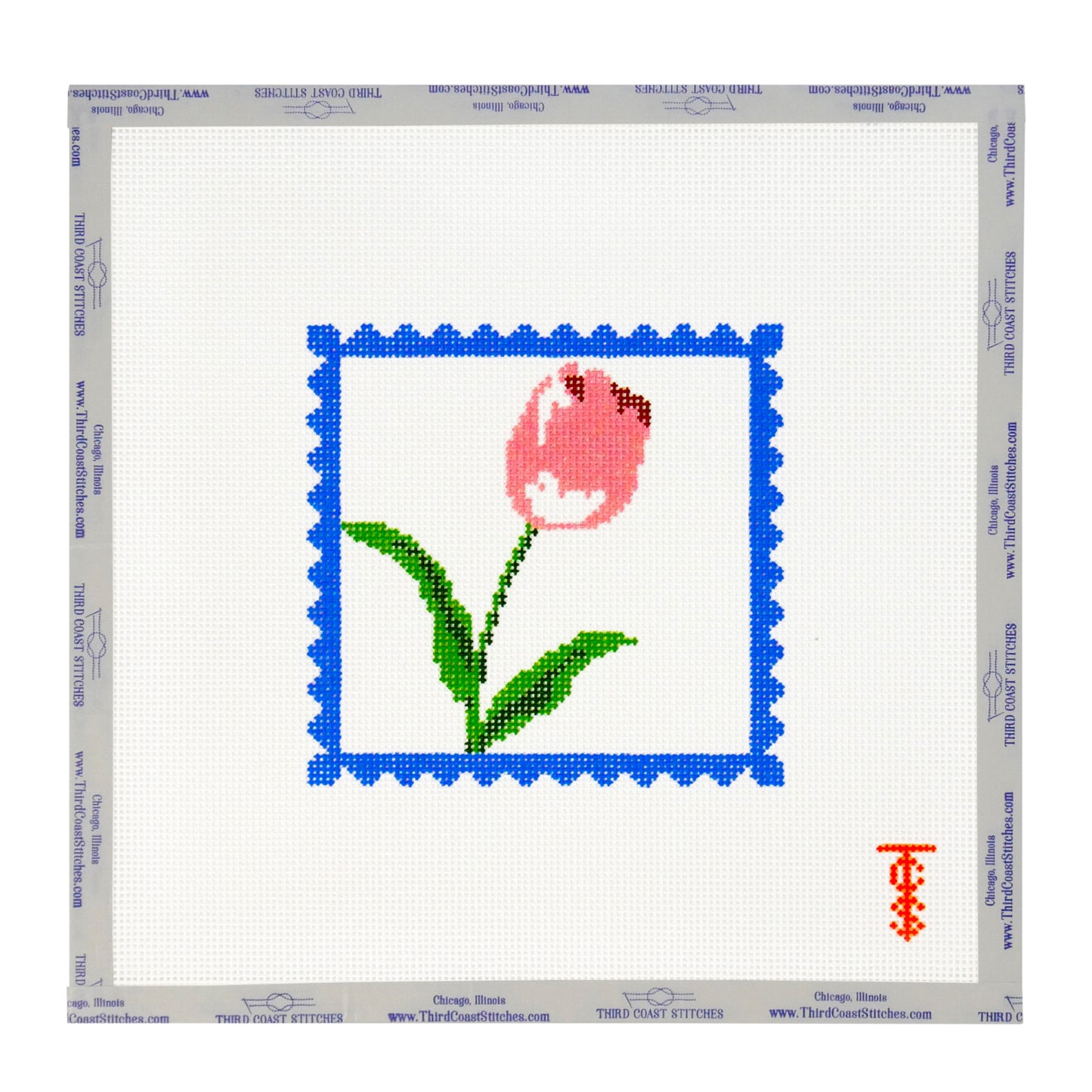 Chic Chintz Coaster: Pink Flower