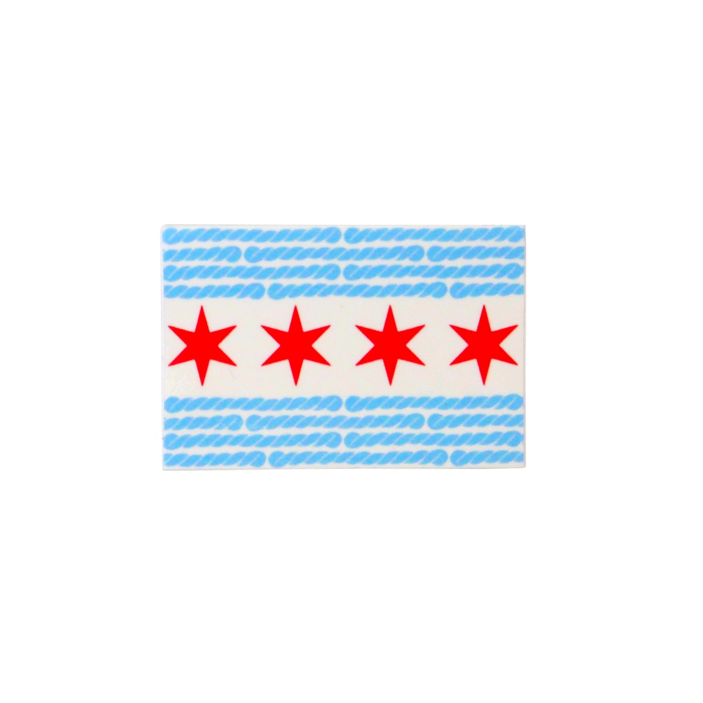 Chicago Thread Flag Sticker