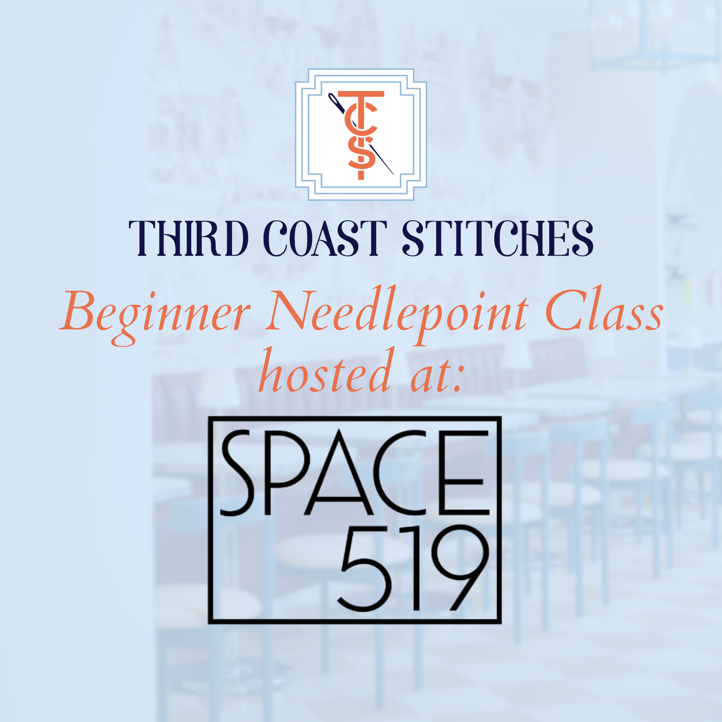 Beginner Needlepoint Class at SPACE 519