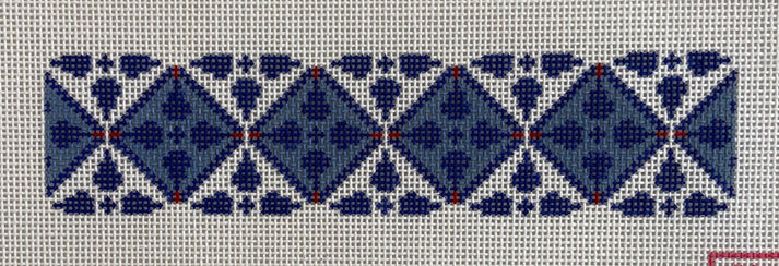 Red White and Blue Key Fob