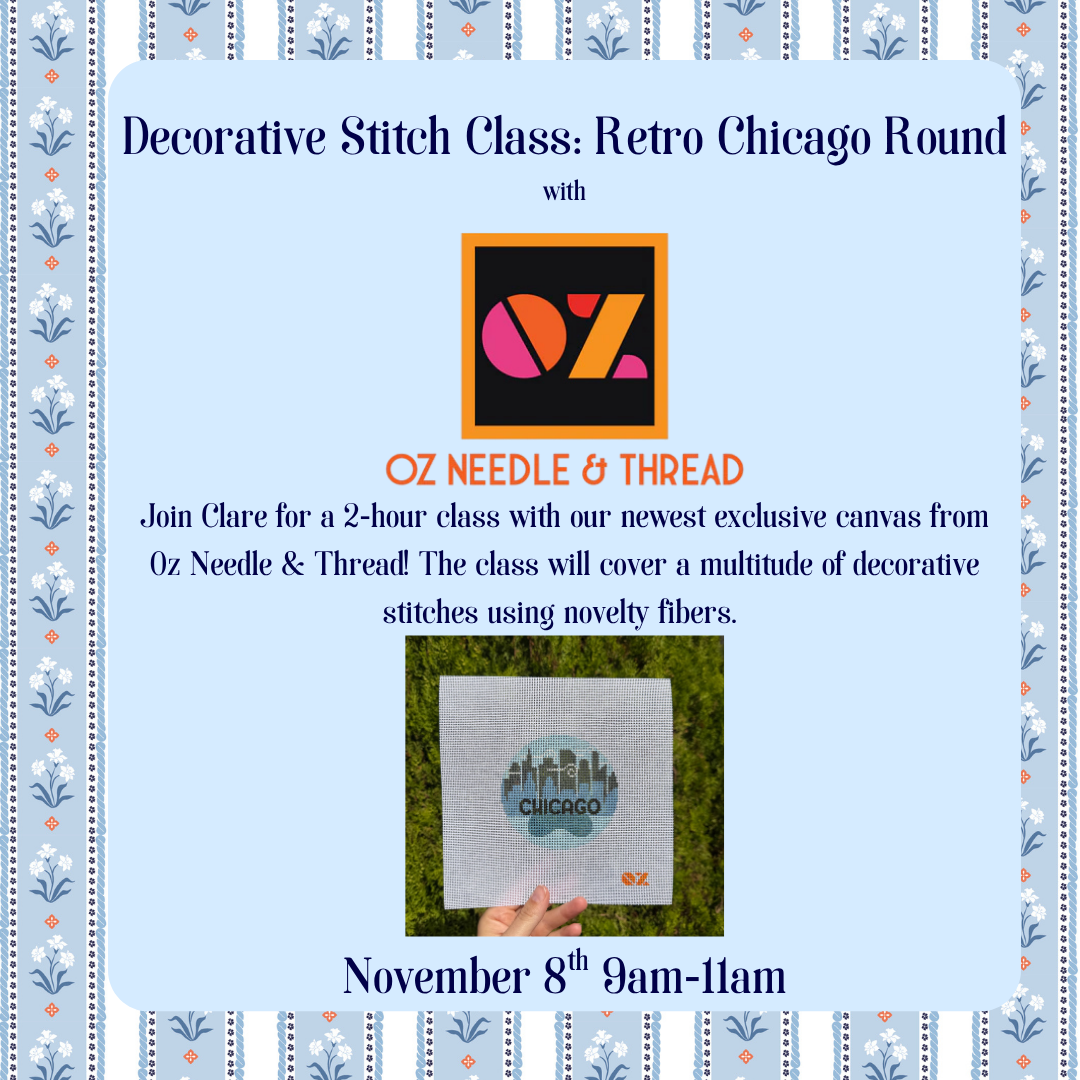 Decorative Stitch Class: Retro Chicago Round