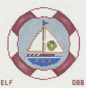 Sailboat with Wreath