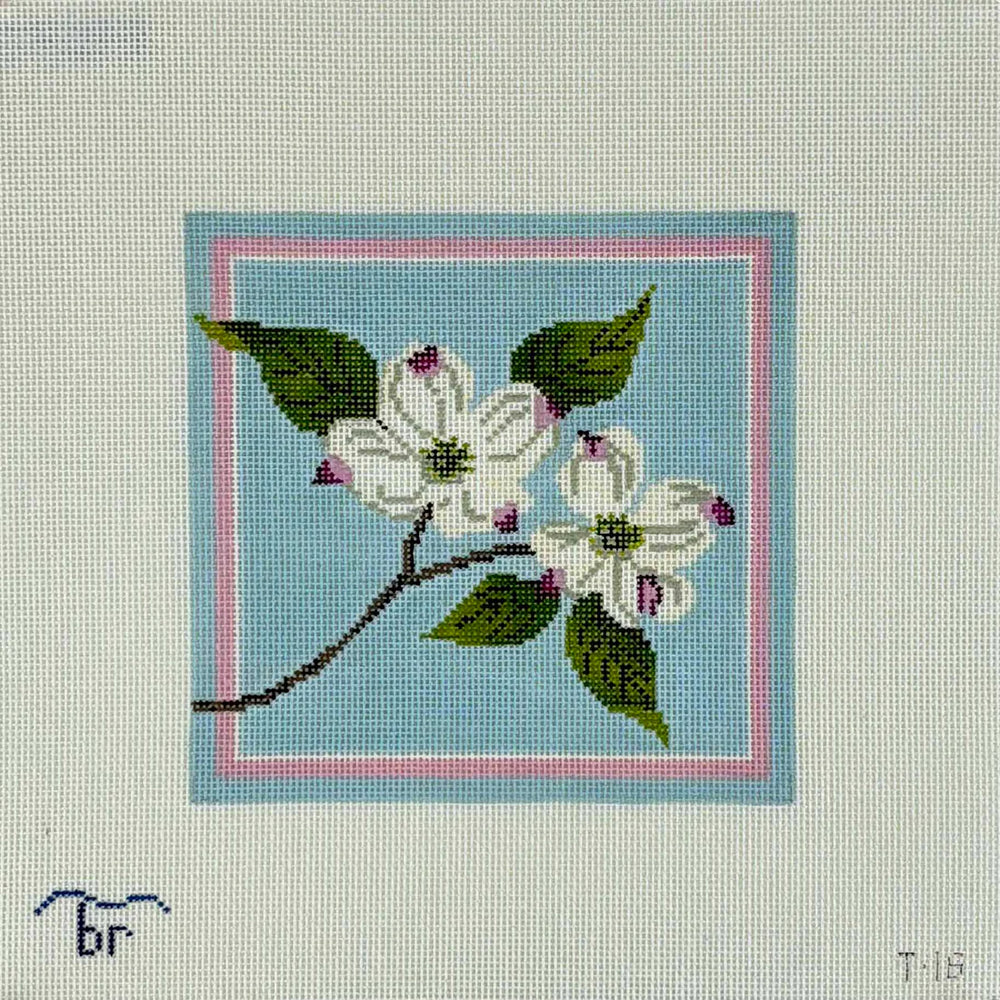 White Dogwood Blossoms (on 13 mesh)