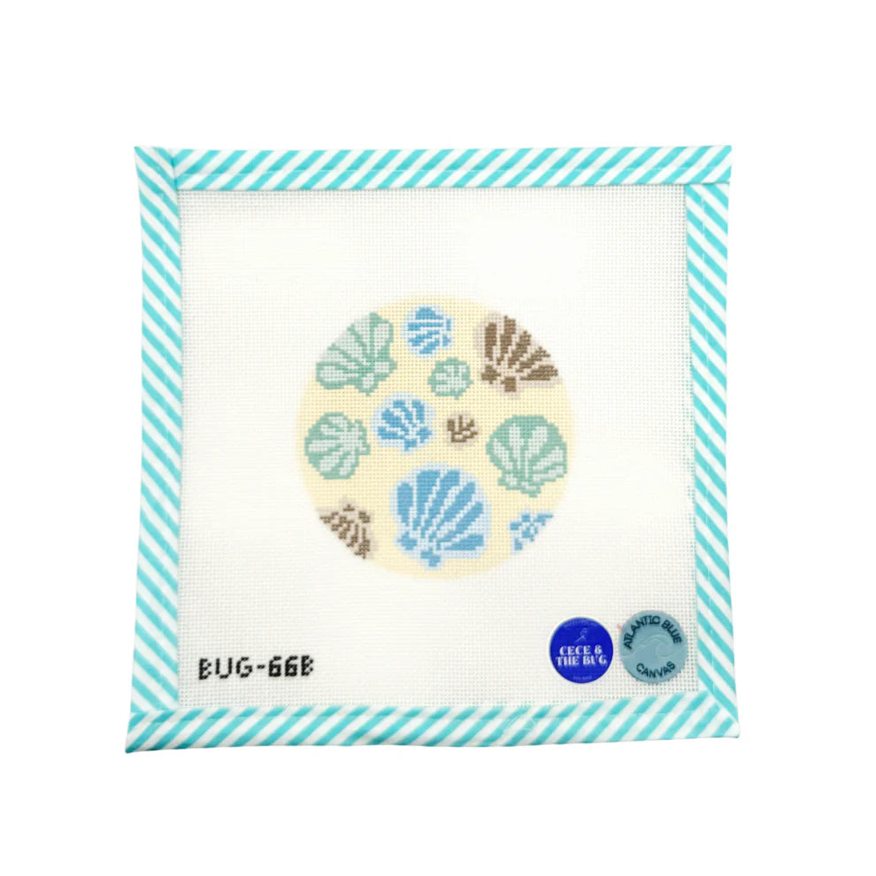 Seashell Coaster- Round