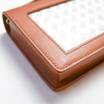 Brown Leather Clutch