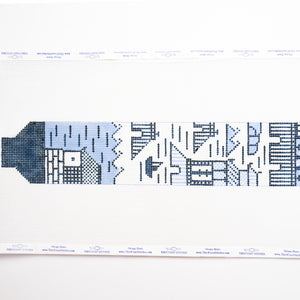 Blue & White Pagoda Strap