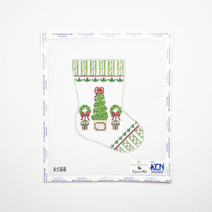 
            
                Load image into Gallery viewer, Christmas Topiaries Mini Stocking
            
        