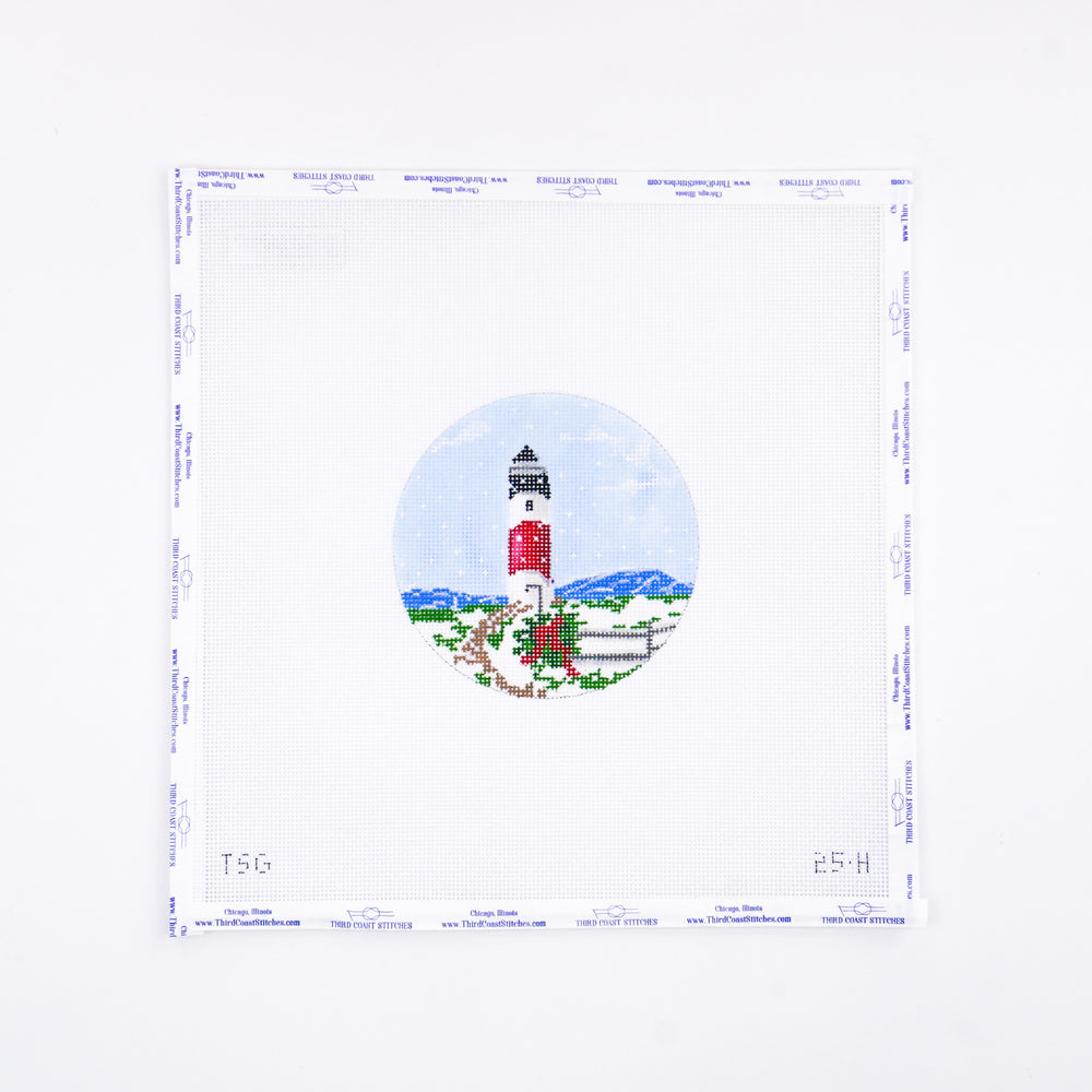 Lighthouse with Wreath