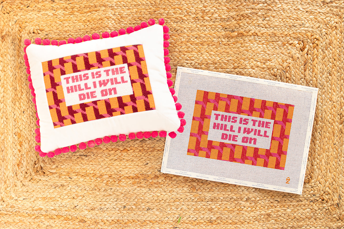 This is The Hill I Will Die On: Pink & Orange