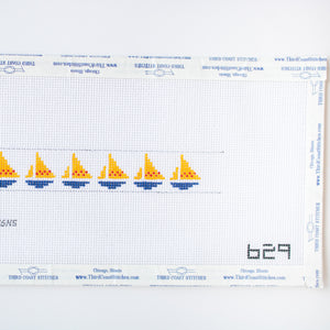 
            
                Load image into Gallery viewer, Yellow &amp;amp; Blue Sail Boat Croakies
            
        
