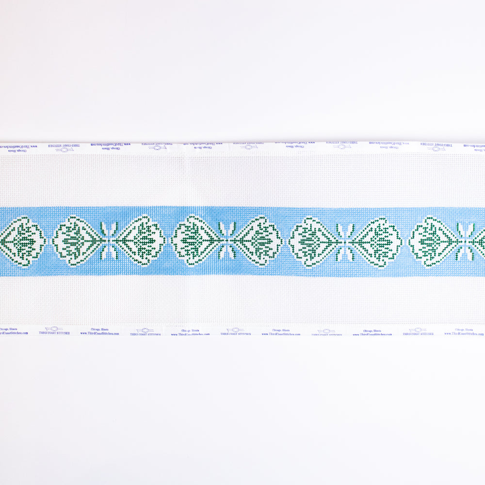 Blue and Green Patterned Bag Strap