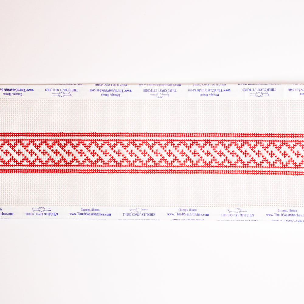 Nantucket Braid Belt - Red