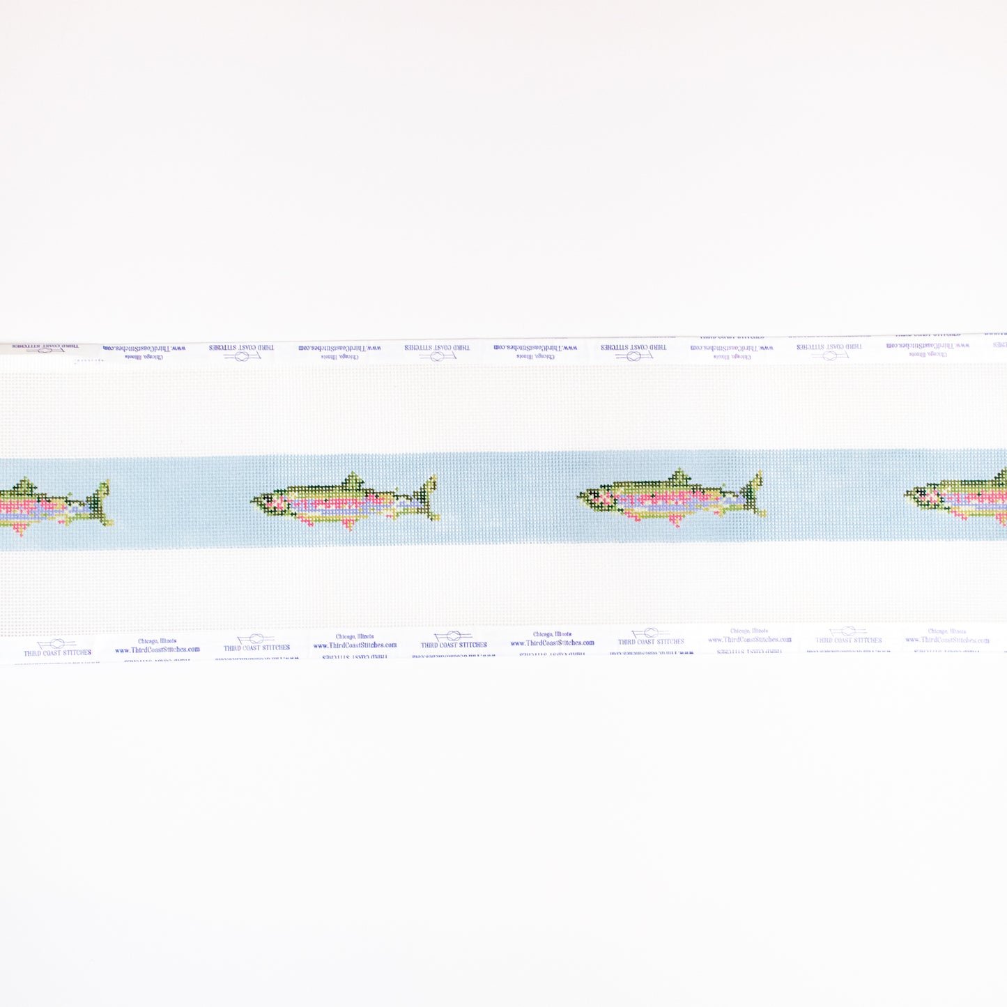 Rainbow Trout Belt - Blue