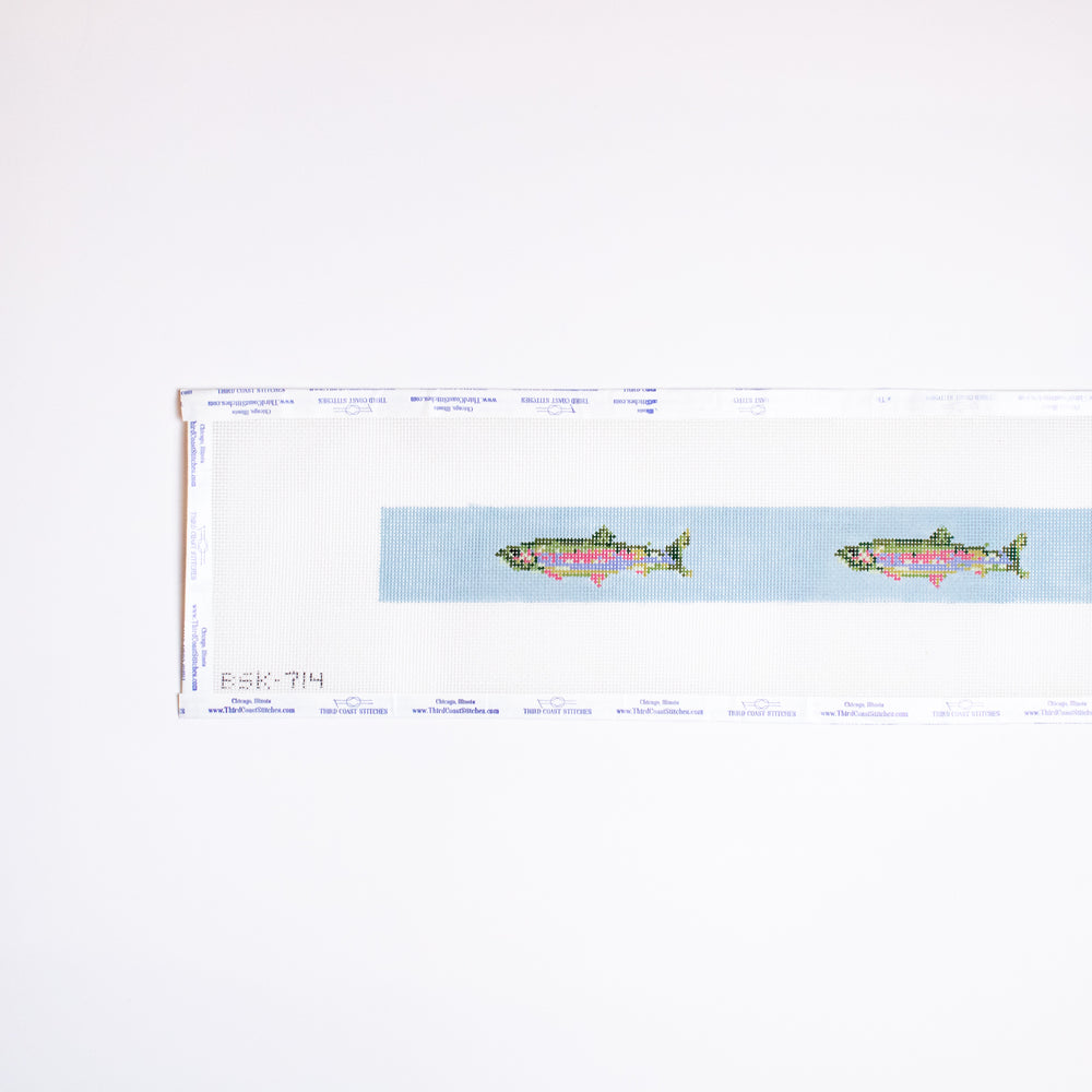 Rainbow Trout Belt - Blue