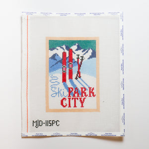 Vintage Ski Postcard: Park City