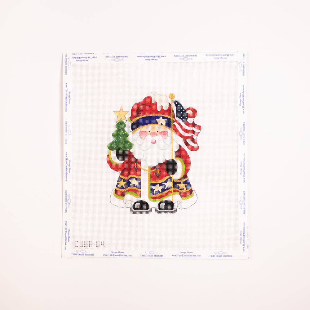 
            
                Load image into Gallery viewer, Patriotic Squatty Santa
            
        