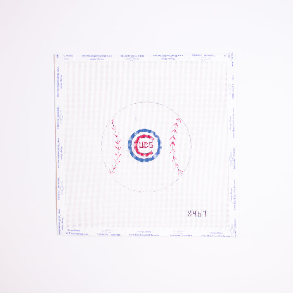 Cubs Baseball Ornament