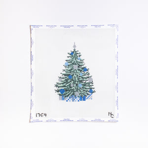 
            
                Load image into Gallery viewer, Christmas Tree with Blue Ornaments
            
        